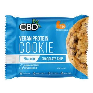 CBD fx  Edibles -Vegan Protein Chocolate Chip Cookie 20mg