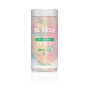 Hempcy - CBD Edible - Sour Worm Gummies - 500mg