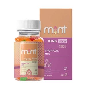 Mint Wellness - CBD Edible - Tropical Gummies - 10mg