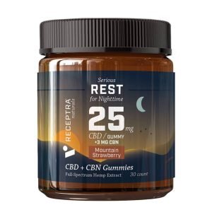 Receptra Naturals - CBD Edible - REST Gummies - 25mg