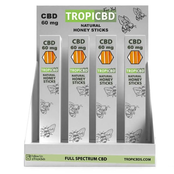 TropiCBD CBD Edible Natural Honey Stick 20mg