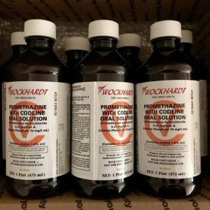 Wockhardt Promethazine Codeine Each 5 ML contains: Promethazine hydrochloride 6.25 mg; codeine phosphate 10 mg. Alcohol 7%. Indication: Cough Suppressant Dosage Form: Syrup Validity: 2 years Strength 200 mg 16 oz, 32 oz