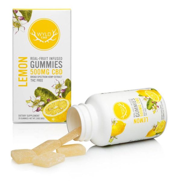 CBD Gummies - Lemon CBD Gummies - 25mg - By Wyld CBD