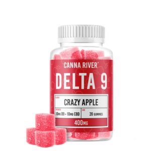 Canna River - Delta 9 Gummies - Crazy Apple - 20mg