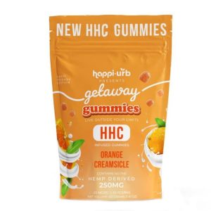 Happi Urb - HHC Edible - Getaway Gummies - Blood Orange Creamsicle - 25mg