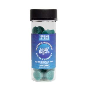 High Hopes - Delta 8 Gummies - Electric Blueberry - 50mg