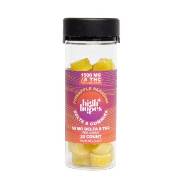 High Hopes - Delta 8 Gummies - Pineapple Paradise - 50mg