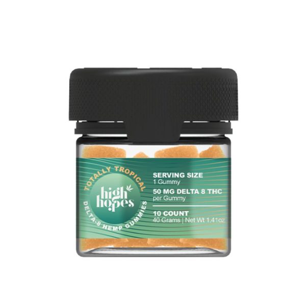 High Hopes - Delta 8 Gummies - Totally Tropical - 50mg