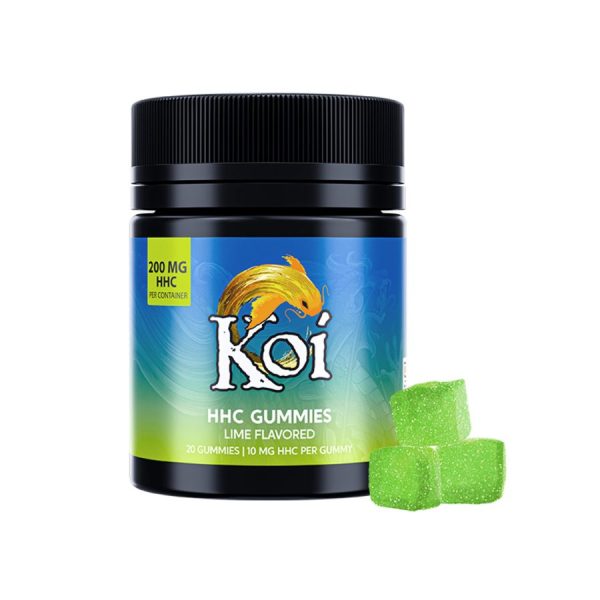 THC Gummies - HHC Gummies - Lime - 10mg - By Koi CBD