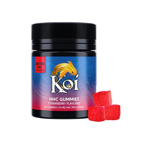 THC Gummies - HHC Gummies - Strawberry - 10mg - By Koi CBD